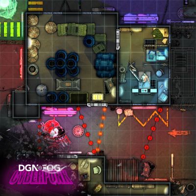 Cyberpunk bar map фото 21