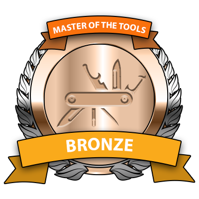 Badge Master of the tools